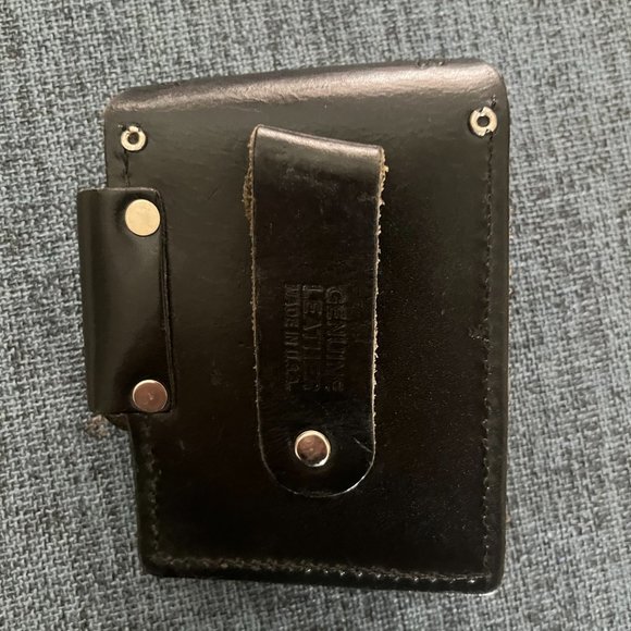 Leather Cigarette & Lighter Holder - Picture 2 of 2